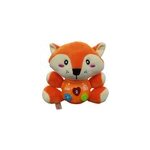 Jouets en peluche animaux musicaux avec lumire clignotante pour bbs, renard