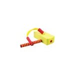 Jouets de saut grenouille en mousse pour enfants pogo stick jeux sportifs d'extrieur, jaune