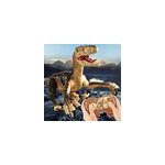 Jouets de simulation de dinosaures tlcommands avec son et lumire pour enfants, jaune
