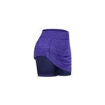 Jupes short de yoga pour femmes pantalon taille haute avec poche, violet / m