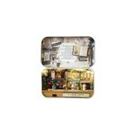 Kit de bricolage 3d pour maison de poupes avec bote de conserve rtro pour thtre, style b