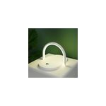 Lampe de bureau led 15w qi wireless charger avec support de tlphone, blanc