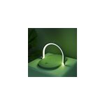 Lampe de bureau led 15w qi wireless charger avec support de tlphone, vert