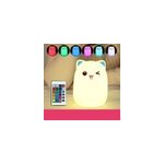 Lampe de nuit led colorée en silicone pour enfants - télécommande - lampe de chevet pour chambre d'enfant, ... Lampe de nuit led colorée en silicone pour enfants - télécommande - lampe de chevet pour chambre d'enfant, ...