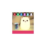 Lampe de nuit led colorée en silicone pour enfants - télécommande - lampe de chevet pour chambre d'enfant, ... Lampe de nuit led colorée en silicone pour enfants - télécommande - lampe de chevet pour chambre d'enfant, ...