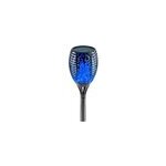 Lampe torche solaire étanche à 12 led pour le jardin, avec prise de courant au sol, bleu Lampe torche solaire étanche à 12 led pour le jardin, avec prise de courant au sol, bleu