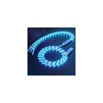 Ligne de c�ble de donn�es lumineuse pour ios android type - c de 1, 2m pour voiture streamer, bleu
