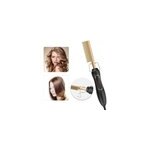 Lisseur lectrique 2 en 1 pour cheveux secs et humides peigne  friser
