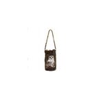 Lustre solaire  souche d'arbre et hibou pour cour et jardin, blanc