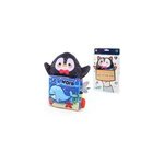 Marionnette  main 2 - en - 1 pour bb, livre en tissu, jouet d'ducation prcoce, pingouin