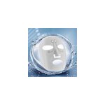 Masque de beaut en silicone pour le visage, massage de la peau, spa lectrique, blanc