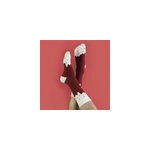 Melon d'eau ananas chocolat fraise motif long couple chaussettes casual, chocolat