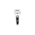 Meuleuse �lectrique pour pieds rechargeable et �tanche pour le soin de la peau des pieds, blanc