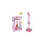 Microphone pour enfants avec support amplificateur de musique jouet  chanter avec pdale d'clairage, ...