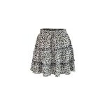 Mini - jupe  volants avec imprim floral pour femmes, plage bohme, style 3 / m