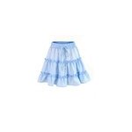 Mini - jupe  volants avec imprim floral pour femmes, plage bohme, style 6 / m