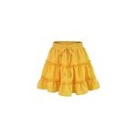 Mini - jupe  volants avec imprim floral pour femmes, plage bohme, style 7 / m