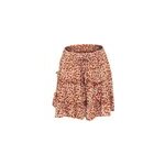 Mini - jupe  volants avec imprim floral pour femmes, plage bohme, style 9 / m