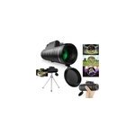 Monoculaire 40x60 hd starscope t�l�phone lentille zoom avec boussole