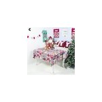 Nappe de table imprime de nol rectangulaire dcoration du nouvel an 150x180cm, type c