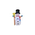 Nol bonhomme de neige gonflable pre nol dcorations intrieures et extrieures, type b