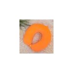 Oreiller en forme de u avec soutien de la t�te et du cou, avec courroie � bouton pression attachable, ...