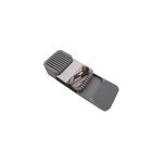 Organisateur de couteaux � tiroir porte - couteaux de cuisine rangement pour 9 couteaux, gris