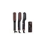 Outil de coiffure multifonctionnel brosse  cheveux noire peigne chaud