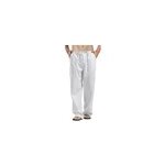 Pantalon ample et décontracté en lin avec poches à cordon de serrage pour hommes, blanc / m Pantalon ample et décontracté en lin avec poches à cordon de serrage pour hommes, blanc / m