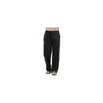 Pantalon ample et décontracté en lin avec poches à cordon de serrage pour hommes, noir / m Pantalon ample et décontracté en lin avec poches à cordon de serrage pour hommes, noir / m