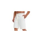 Pantalon dcontract de couleur unie avec poches  cordon de serrage pour hommes, blanc / m