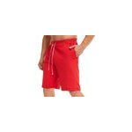 Pantalon dcontract de couleur unie avec poches  cordon de serrage pour hommes, rouge / m