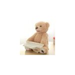 Peek - a - boo electric plush music teddy bear jouet interactif pour enfants Peek - a - boo electric plush music teddy bear jouet interactif pour enfants
