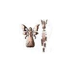 Pendentif de carillon à vent papillon en métal pour décoration de jardin et de maison, ange Pendentif de carillon à vent papillon en métal pour décoration de jardin et de maison, ange