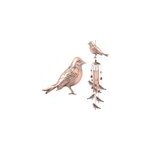 Pendentif de carillon à vent papillon en métal pour décoration de jardin et de maison, colibri Pendentif de carillon à vent papillon en métal pour décoration de jardin et de maison, colibri