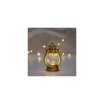 Petite lampe  huile lectronique rtro de nol cadeau cratif dcoration, or