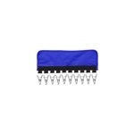 Porte - chapeaux à 10 clips organisateur de casquettes de baseball pour placard, bleu Porte - chapeaux à 10 clips organisateur de casquettes de baseball pour placard, bleu
