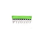 Porte - chapeaux à 10 clips organisateur de casquettes de baseball pour placard, vert Porte - chapeaux à 10 clips organisateur de casquettes de baseball pour placard, vert