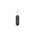 Porte - cl�s alarme personnelle abs lampe de poche led 130db sifflet sir�ne de s�curit�, noir