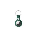 Porte - cl�s en cuir pour apple airtag tracker porte - cl�s de localisation pour chien, vert