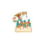Pulling the carrot pet sniffing peluche jouet pour chien drainant l'nergie