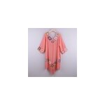 Robe de bikini de plage à col en v et à glands creux pour femmes, rouge Robe de bikini de plage à col en v et à glands creux pour femmes, rouge