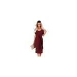 Robe de couleur unie  manches courtes et  coupe troite avec n uds croiss sur le devant pour femmes, ...