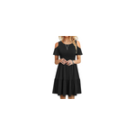 Robe décontractée à manches courtes et à volants plissés pour femmes, style 1 / m Robe décontractée à manches courtes et à volants plissés pour femmes, style 1 / m