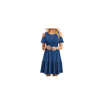 Robe décontractée à manches courtes et à volants plissés pour femmes, style 2 / m Robe décontractée à manches courtes et à volants plissés pour femmes, style 2 / m