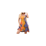 Robes d't  bretelles sexy et imprimes tie - dye pour femmes, violet / m
