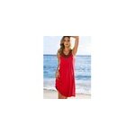 Robe gilet sans manches plisse et perle pour femmes sexy et dcontractes, rouge