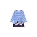 Robe � manches longues imprim�e de dessins d'animaux pour les filles, type 5 / 2y
