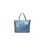 Sac à bandoulière pour femme en treillis géométrique irrégulier et enveloppe, bleu clair Sac à bandoulière pour femme en treillis géométrique irrégulier et enveloppe, bleu clair