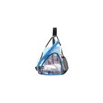 Sac  bandoulire en pvc transparent, impermable et lger pour hommes et femmes, bleu